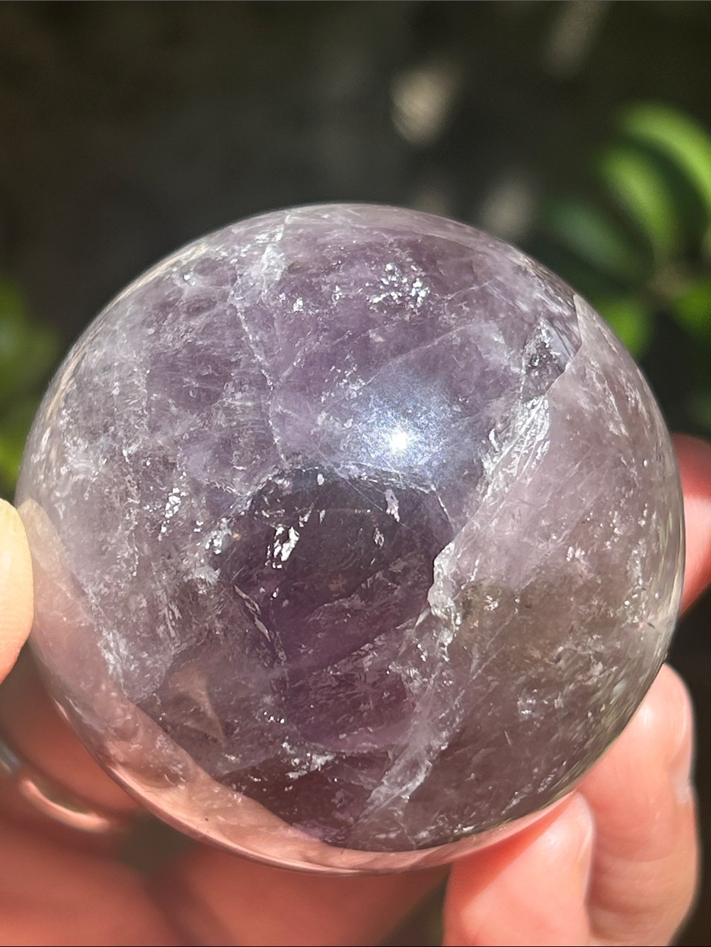 💎 50mm Smoky Amethyst Crystal Sphere